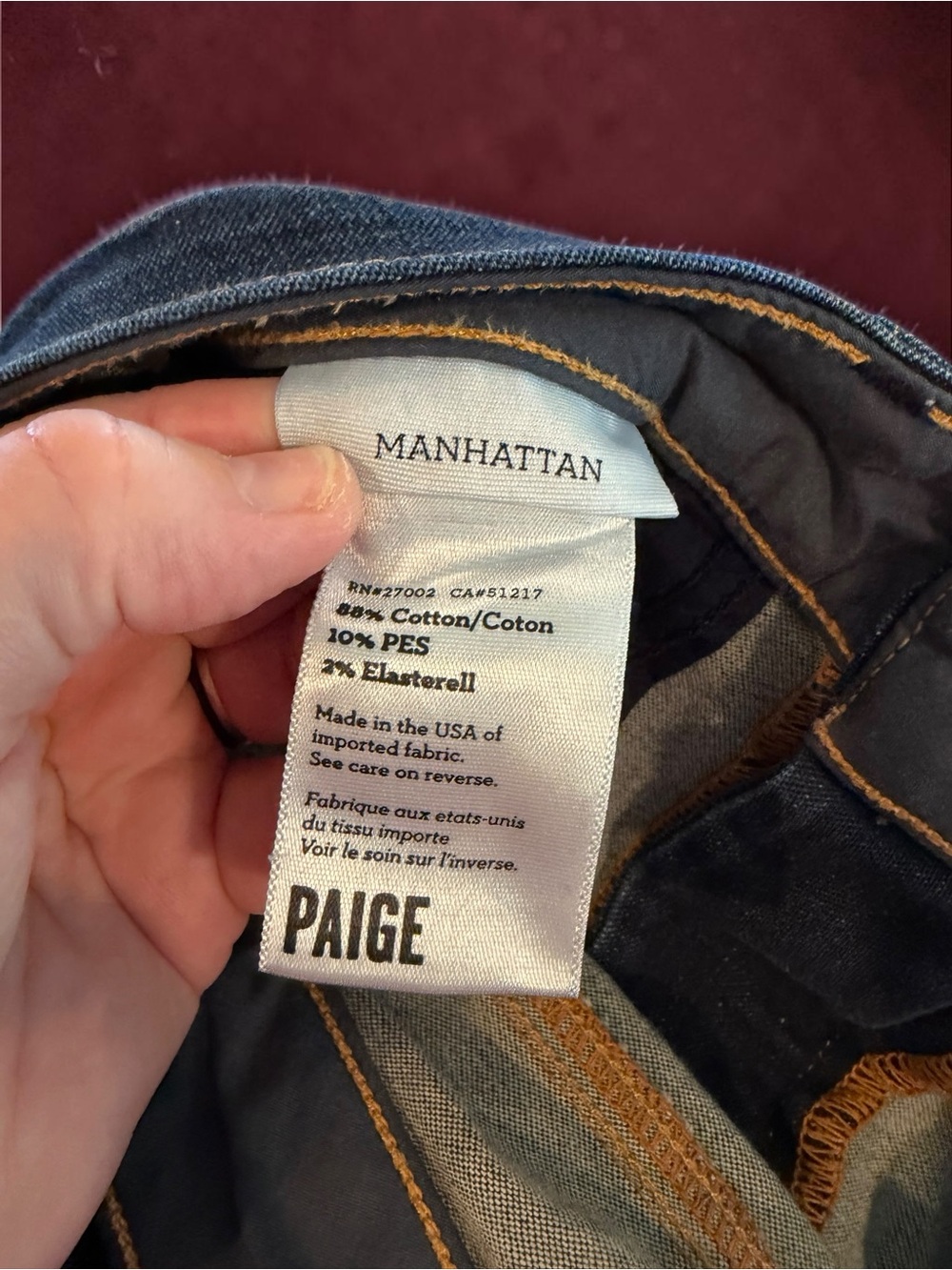 Paige Manhattan Straight Leg Jeans Sz 28 Faded Grey Wash Denim Icon Streetwear - Picture 3 of 9